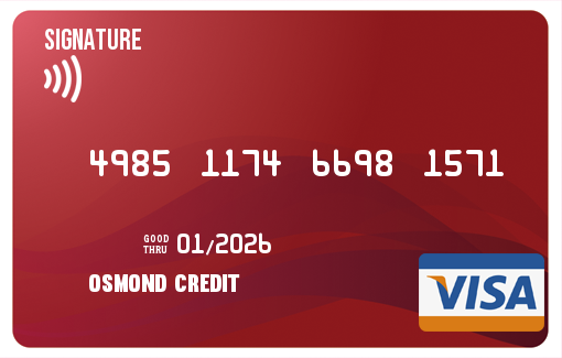 Osmond Credit Dividend Visa Card