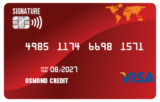 Osmond Credit Dividend Platinum Visa Card